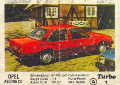 1 Turbo Gum Opel Ascona CD