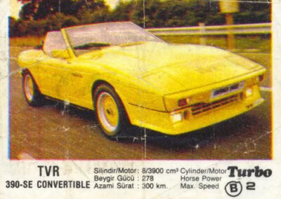 2 Turbo Gum TVR 390-SE Convertible