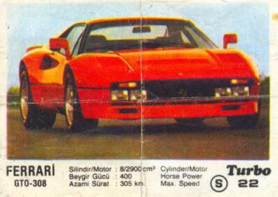 22 Turbo Gum Ferrari GTO-308