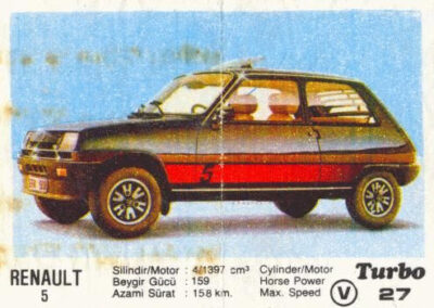 27 Turbo Gum Renault 5