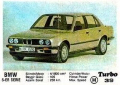 39 Turbo Gum BMW 3-Er Serie