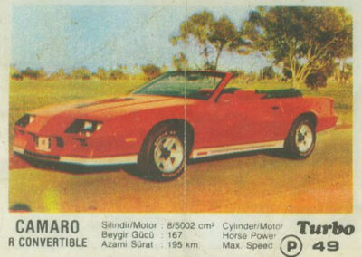 49 Turbo Gum Camaro R Convertible